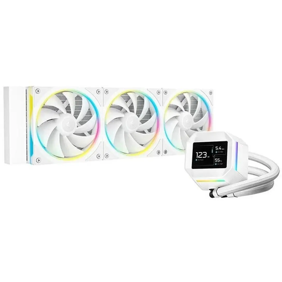 WATERCOOLING DEEPCOOL LM360 WH ARGB WHITE LCD